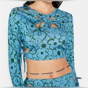 💕Another Reason FLORAL CROP TOP